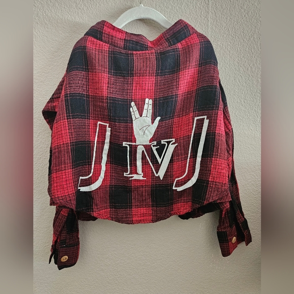 Kids Checked Fake Two Plaid Shirt Pants  unisex JFORJUNIOR - Picture 3 of 14